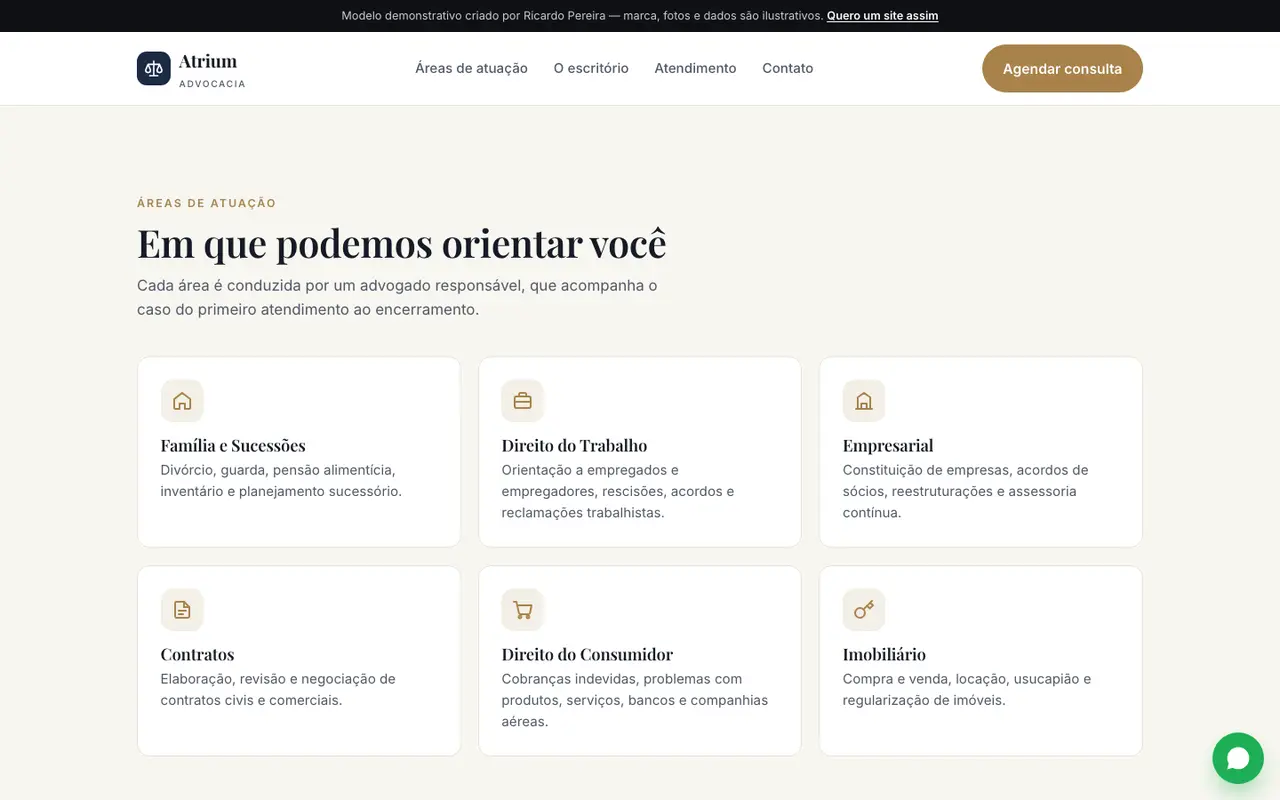 Advocacia — serviços
